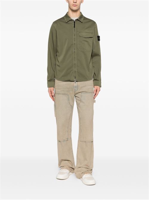 Zip-Up Overshirt STONE ISLAND | L1S151200015S0012V005G